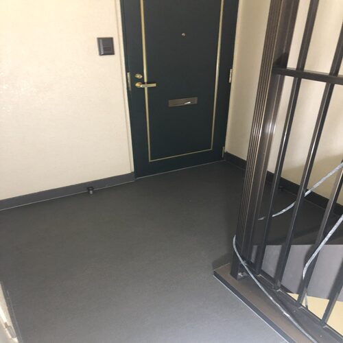 川崎市中原区　マンション共有部床材交換